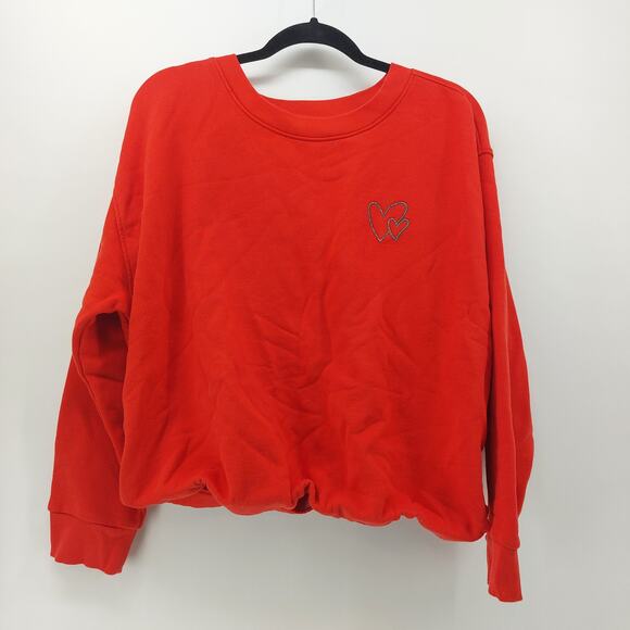Universal Thread Red Sweater Heart Valentines Preppy XL - Picture 2 of 14